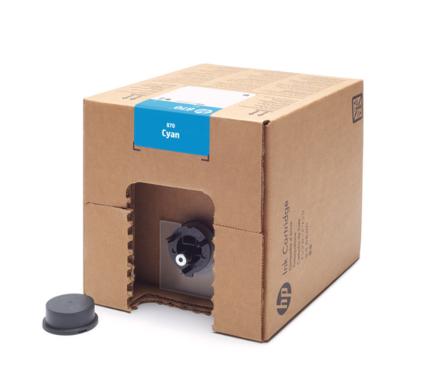 HP 870 5L Cyan Ink Carton for PageWide XL Pro 10000