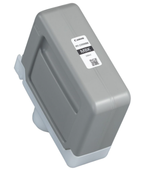 Canon PFI-2300MBK 330ml Matte Black Ink for imagePROGRAF GP-2000, GP-4000, GP-4600S, GP-6600S, PRO-2600, PRO-4600, PRO-6600