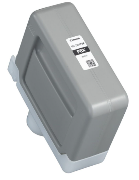 Canon PFI-2300PBK - 330ml Photo Black Ink for imagePROGRAF GP-2000, GP-4000
