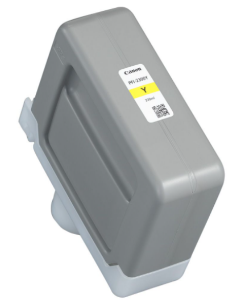 Canon PFI-2300Y - 330ml Yellow Ink for imagePROGRAF GP-2000, GP-4000