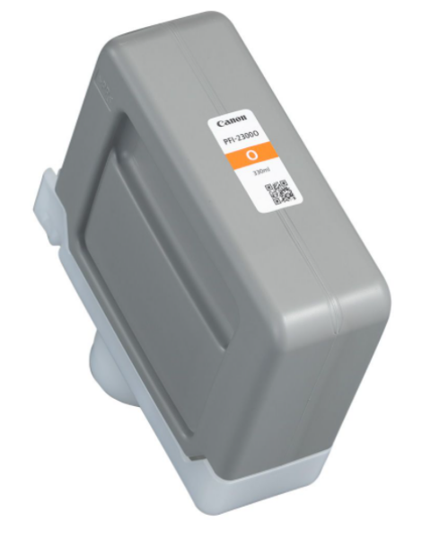 Canon PFI-2300O 330ml Orange Ink for imagePROGRAF GP-2000, GP-4000, GP-4600S, GP-6600S