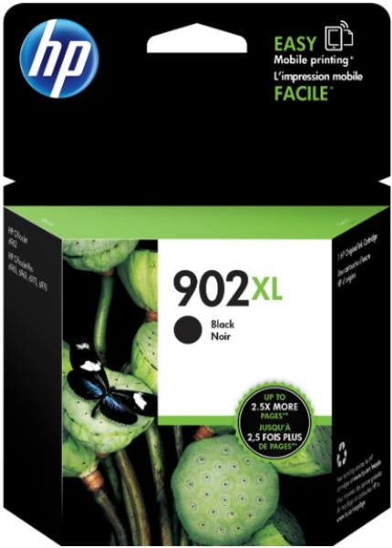 HP 902XL High Yield Black Ink Cartridge - T6M14AN		