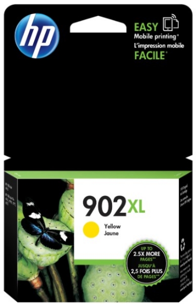 HP 902XL High Yield Yellow Original Ink Cartridge - T6M10AN		