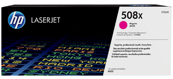 HP 508X High Yield Magenta Original LaserJet Toner Cartridge - CF363X	