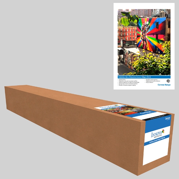 Innova IFA-56 Exhibition Gloss Polycotton Canvas 390gsm 36"x50' Roll