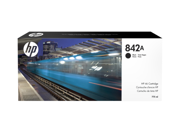 HP 842A 775-ml Black PageWide XL Ink Cartridge for HP PageWide XL 8000