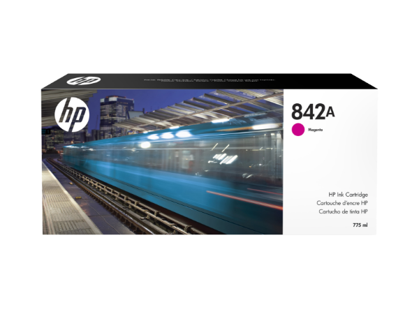 HP 842A 775-ml Magenta PageWide XL Ink Cartridge for HP PageWide XL 8000