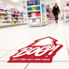 GF 210 Traffic Graffic 3.4 mil - Matte White Vinyl "Floor Advertising" Clear Removable Adhesive 60"x150' Roll