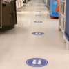 GF 212 Traffic Graffic 3.4 mil Matte White "Carpet Advertising" Vinyl High-Tack Removable Adhesive 54"x150' Roll