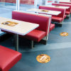 GF 213 Traffic Graffic 3.75 mil Embossed Polypropylene Floor Laminate Clear Permanent Adhesive 54"x150' Roll	