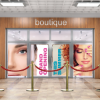 GF 218 WindowMark™ 8.0 mil Blockout Gloss White Dual-Layer Vinyl Clear Removable Adhesive 54"x100' Roll