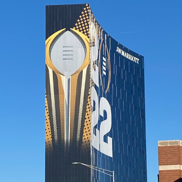 GF 270 WindowMark™ 6.0 mil Matte White Perforated Vinyl (70/30) with Clear Removable Adhesive 54"x100' Roll