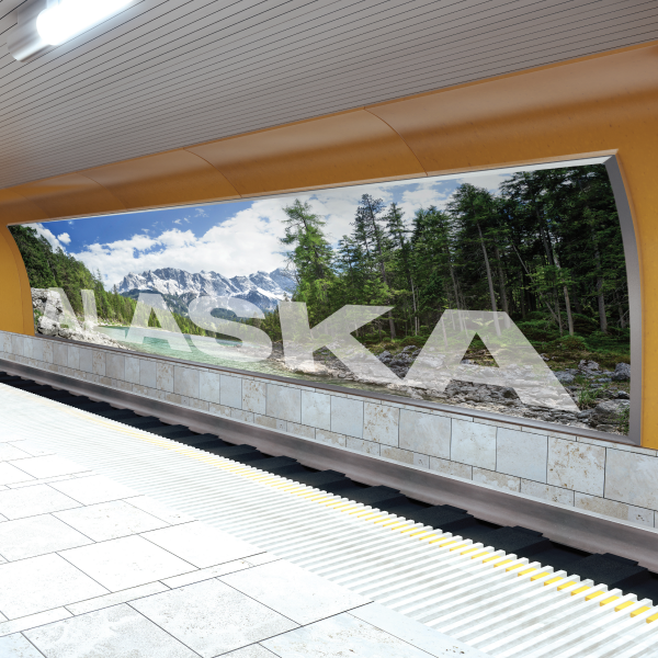 GF 275 SUBMARK™ 3.5 mil Matte White Opaque Vinyl with Clear High-Tack Permanent Adhesive 60"x150' Roll