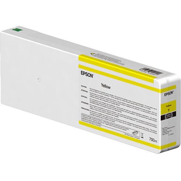 EPSON UltraChrome HD 700mL Yellow Ink Cartridge for SureColor P6000, P7000, P8000, P9000 - T55K400	