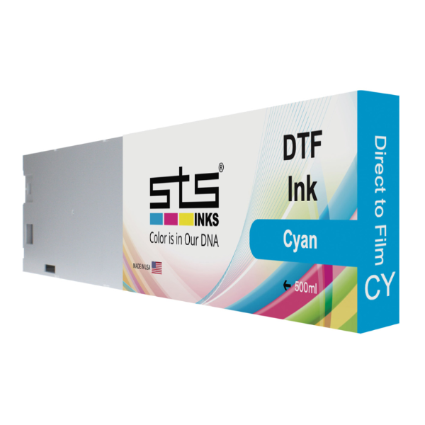 STS Direct to Film 500ml Cyan Ink Cartridge for VJ-628D, XPJ-1682D