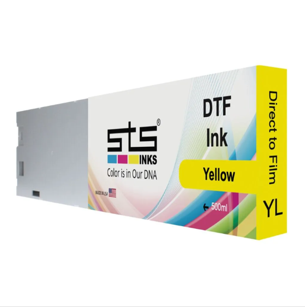 STS Direct to Film 500ml Yellow Ink Cartridge for VJ-628D, XPJ-1682D