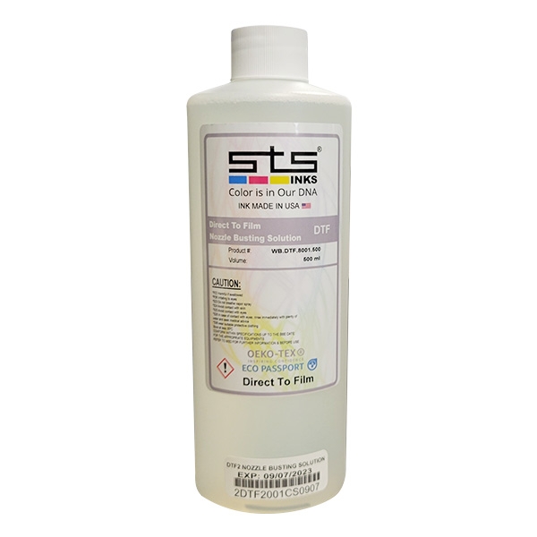 STS Direct to Film Nozzle Busting Solution 500ml