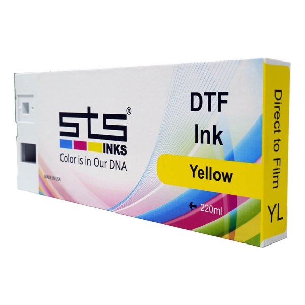 STS (DTF) Direct to Film 220ml Yellow Ink Cartridge for VJ-628D, XPJ-1682D