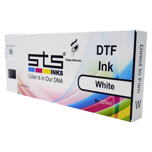 STS (DTF) Direct to Film 220ml White Ink Cartridge for VJ-628D, XPJ-1682D