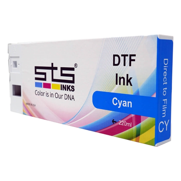 STS (DTF) Direct to Film 220ml Cyan Ink Cartridge for VJ-628D, XPJ-1682D