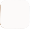 UNISUB Gloss White Hardboard Square Coasters 4"x4" (0.125" thick) - 40 pieces	