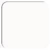UNISUB Gloss White MDF Square Coasters w/Cork Back 3.75"x3.75" (0.157" thick)  - 40 pieces
