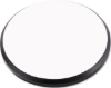 UNISUB Gloss White MDF Round Plaque w/Black Edge 8.125" Round (0.625" thick) - 12 pieces	