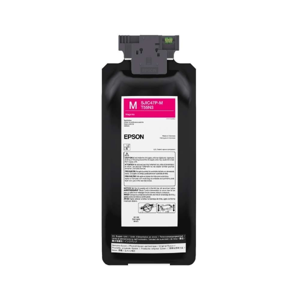 Epson SJIC47P-M 480mL Magenta Ink Pack for ColorWorks C8000 - C13T55N320	