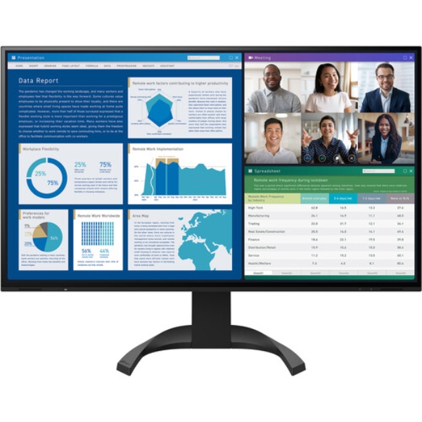 EIZO FlexScan EV3240X-BK 31.5" 4K Color LCD Monitor (Black) with FlexStand