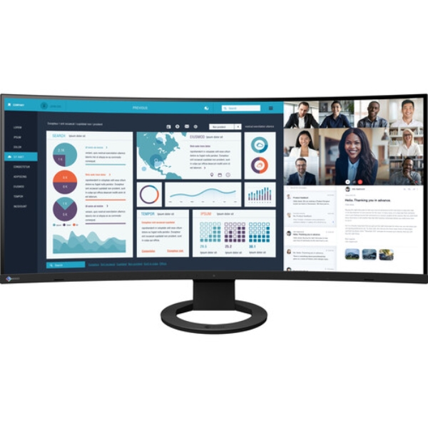 EIZO FlexScan EV3895FX-BK 37.5" Color LCD Monitor (Black) with FlexStand