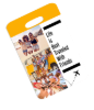 UNISUB FRP Gloss White Rectangle Bag Tags 2-Sided 2.75" x 4" (.09" thick) - 50 pieces