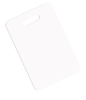 UNISUB FRP Gloss White Rectangle Bag Tags 2-Sided 2.75" x 4" (.09" thick) - 50 pieces