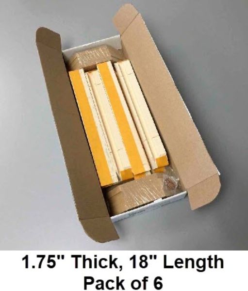 Simply Elegant Gallery Wrap Pro Bars 1.75" Thickness, 18" Length - Pack of 6	
