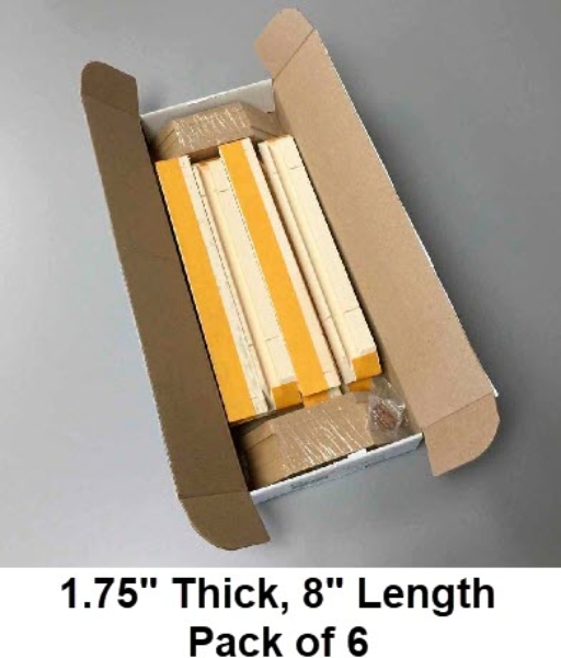 Simply Elegant Gallery Wrap Pro Bars 1.75" Thickness, 8" Length - Pack of 6	