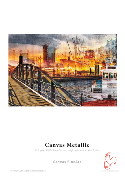 Hahnemühle Canvas Metallic 350gsm 36"x39' Roll (3" Core)