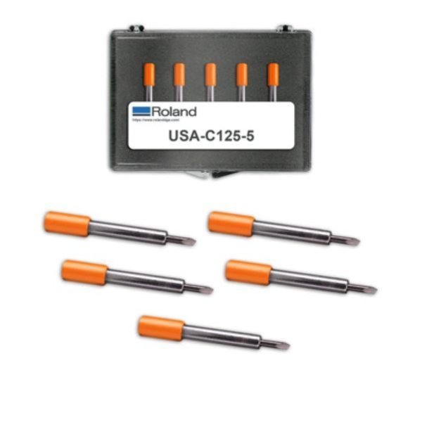 Roland 25 Degree/.125 Offset Blade, 5 ea. - Thin Materials