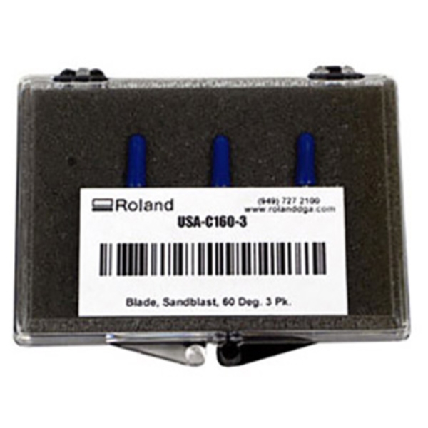 Roland 60 Degree/.10 Offset Blade, 3 ea. - Thick Materials