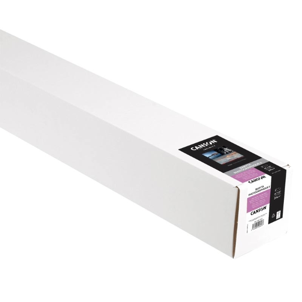 Canson Infinity Baryta Photographique II 310gsm Satin 44"x66' Roll 3" Core