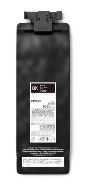 Epson UltraChrome GS3 Eco-Solvent Black Ink Cartridge 800ml for SureColor S7170, S8170, S9170