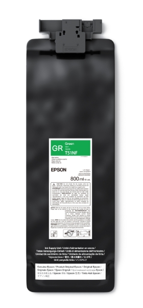 Epson UltraChrome GS3 Eco-Solvent Green Ink Cartridge 800ml for SureColor S9170