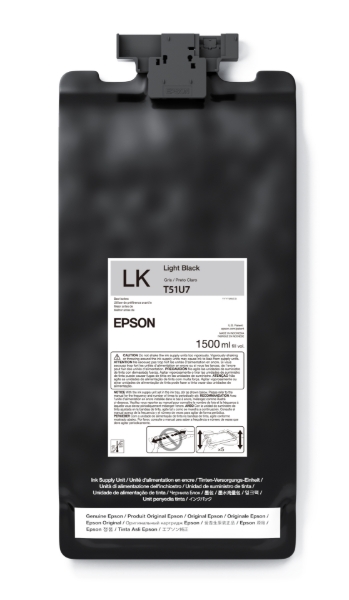 Epson UltraChrome GS3 Eco-Solvent Light Black Ink Cartridge 1.5 L for SureColor S9170