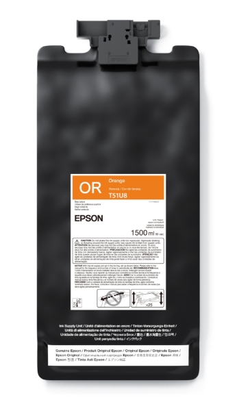 Epson UltraChrome GS3 Eco-Solvent Orange Ink Cartridge 1.5 L for SureColor S9170