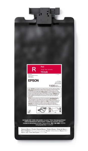 Epson UltraChrome GS3 Eco-Solvent Red Ink Cartridge 1.5 L for SureColor S9170