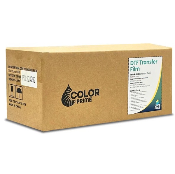Color Prime Quick Glide DTF Film 13.78"x327' Roll (for Miro 13 Max)