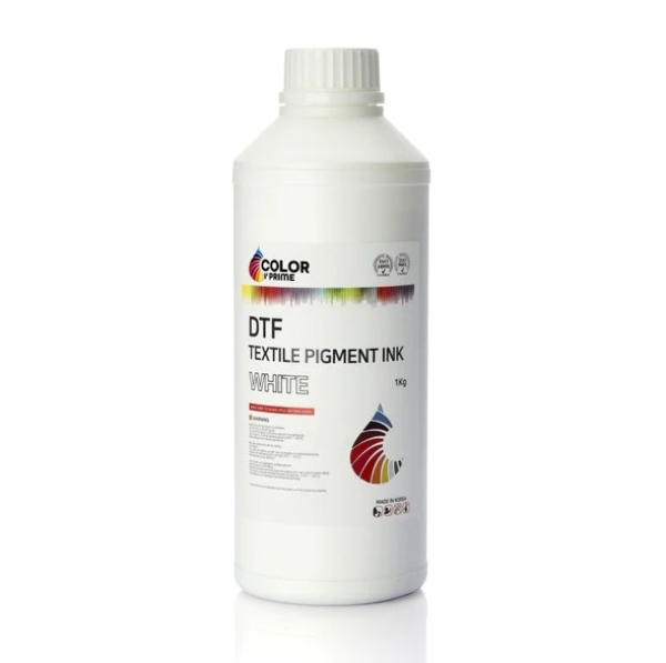 Color Prime DTF Textile Pigment Ink - White (1kg)