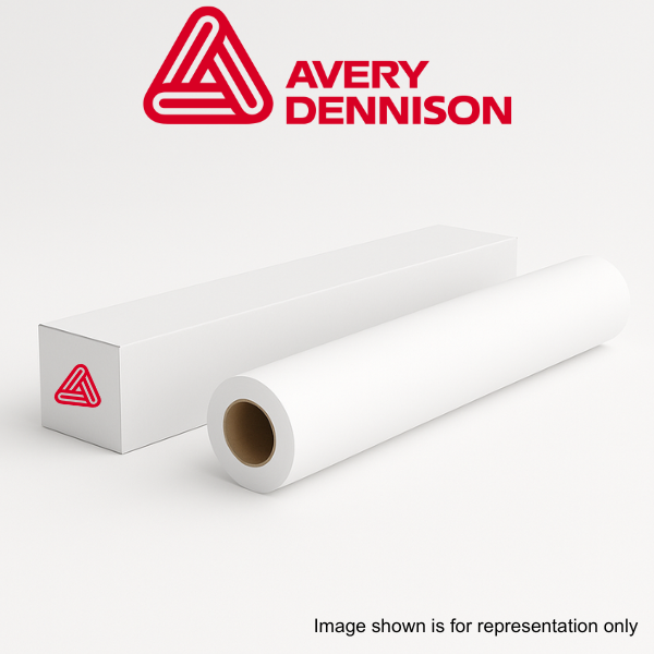 Avery MPI 3302 Gloss Calendered Promotional Vinyl Film (Gray) Removable Kraft 54" x 150' Roll
