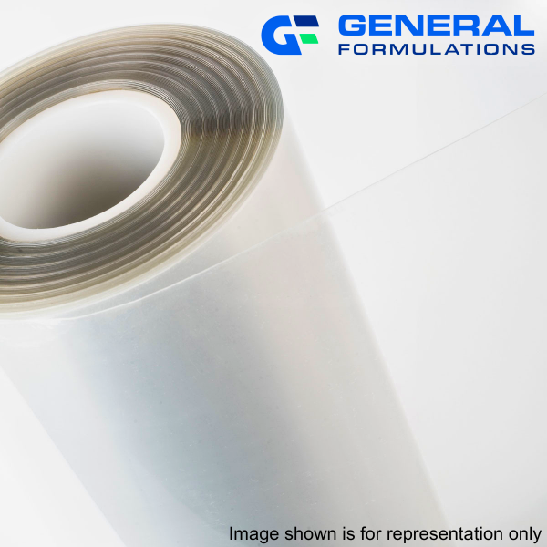 GF 113 1.0 mil Clear Polyester Mounting Film with Clear Double-Sided Adhesive (Self Wound) 51" x 150' Roll