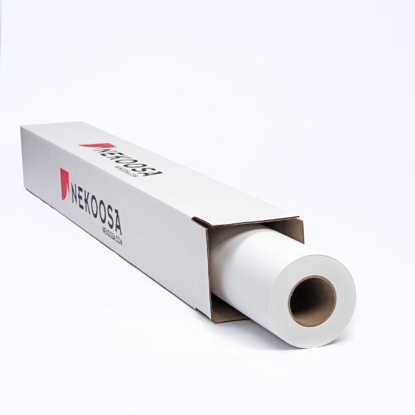 Nekoosa 3.2mil NextBond® High-Bond Opaque Matte White Premium Vinyl with High-Peel Removable Adhesive and 90# Layflat Liner 54"x150' Roll
