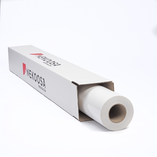 Nekoosa 3.2mil NextBond® Gloss Clear Premium Vinyl with High-Peel Removable Adhesive 54"x150' Roll