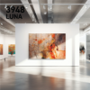 Sihl 3948 Instant Dry Luna Satin Canvas 19mil 17"x40' Roll 2" Core